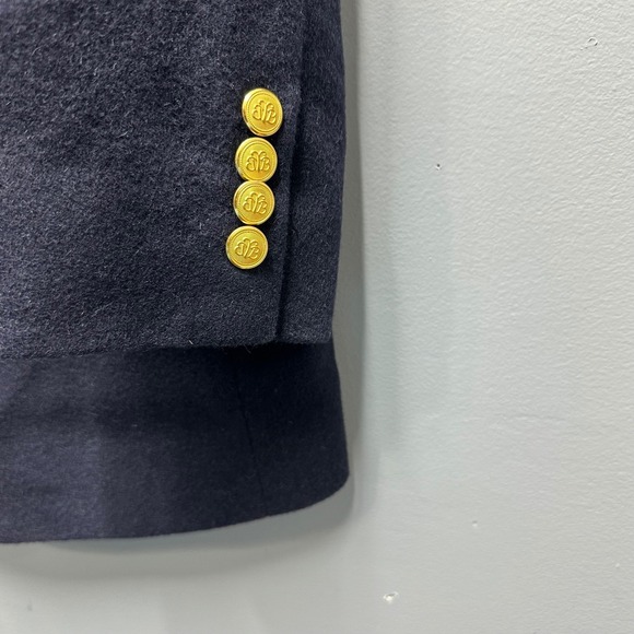 Jos A Bank Executive Collection 100% Camel Hair Blazer Navy 44R New With Tags - Picture 6 of 11